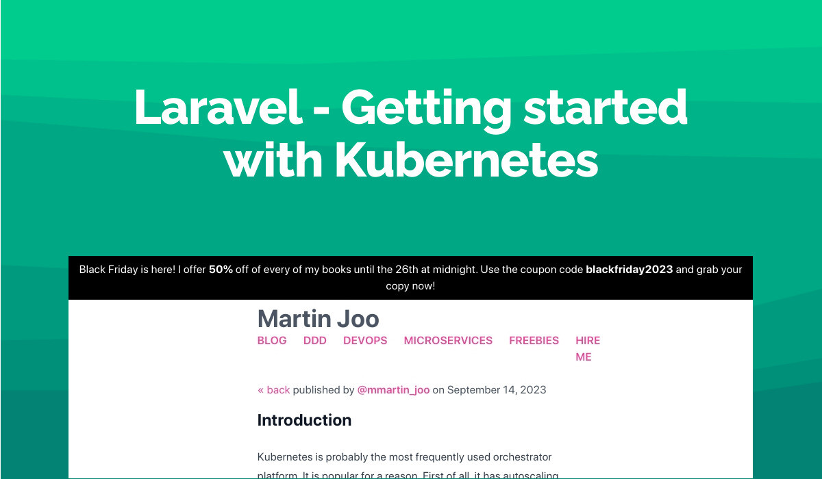 Laravel - Getting started with Kubernetes