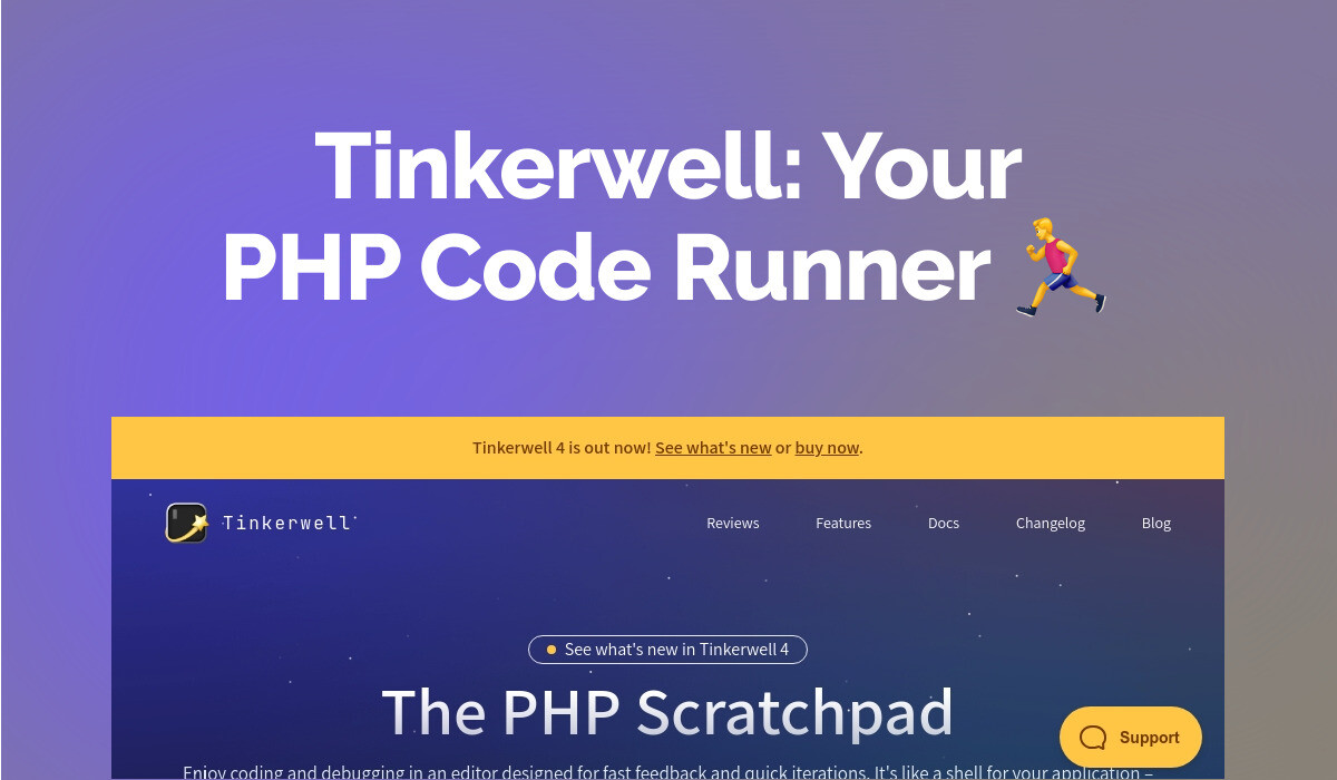 Tinkerwell: Your PHP Code Runner 🏃‍♂️