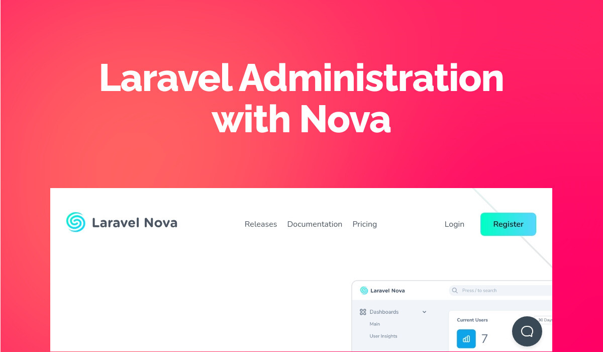 Laravel Administration with Nova