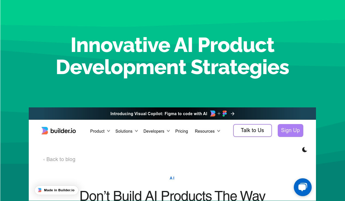 Innovative AI Product Development Strategies