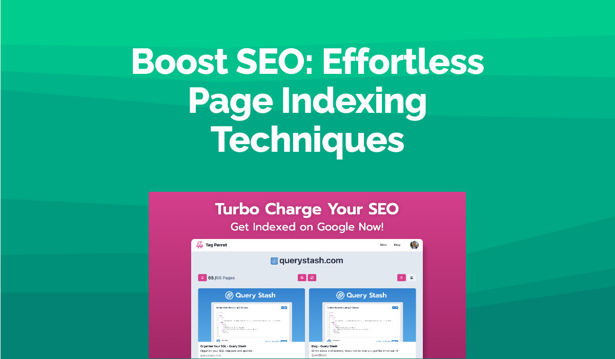 Boost SEO: Page Indexing Techniques